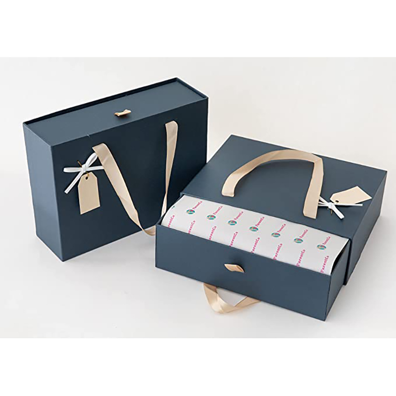 Parentco Geschenkdoos- Huidige doos met dekselschuif uit- Elegante kleine geschenkdoos- Herkwaalbare geschenkdoos voor geschenken, bruiloft, verjaardag, babydouche, chocolaatjes&meer- gemakkelijk open&sluiten- donkerblauw