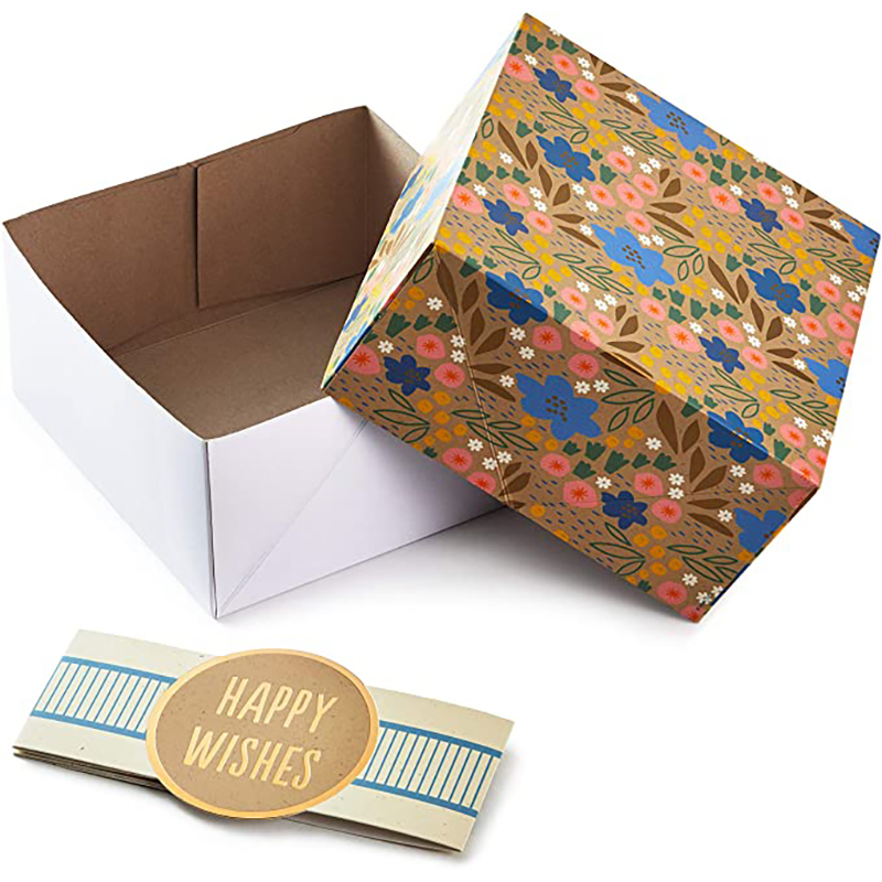 Hallmark-cadeau-dozen met wrapbands, diverse maten (3-pack: schattige bloemen en strepen) voor verjaardagen, bruidsdouches, de dag van Mother \\\\\\ 's beste vrienden