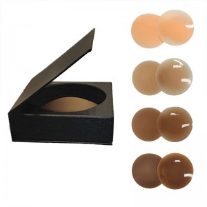 Duurzame ronde vorm lijm siliconen beha tepelbedekking