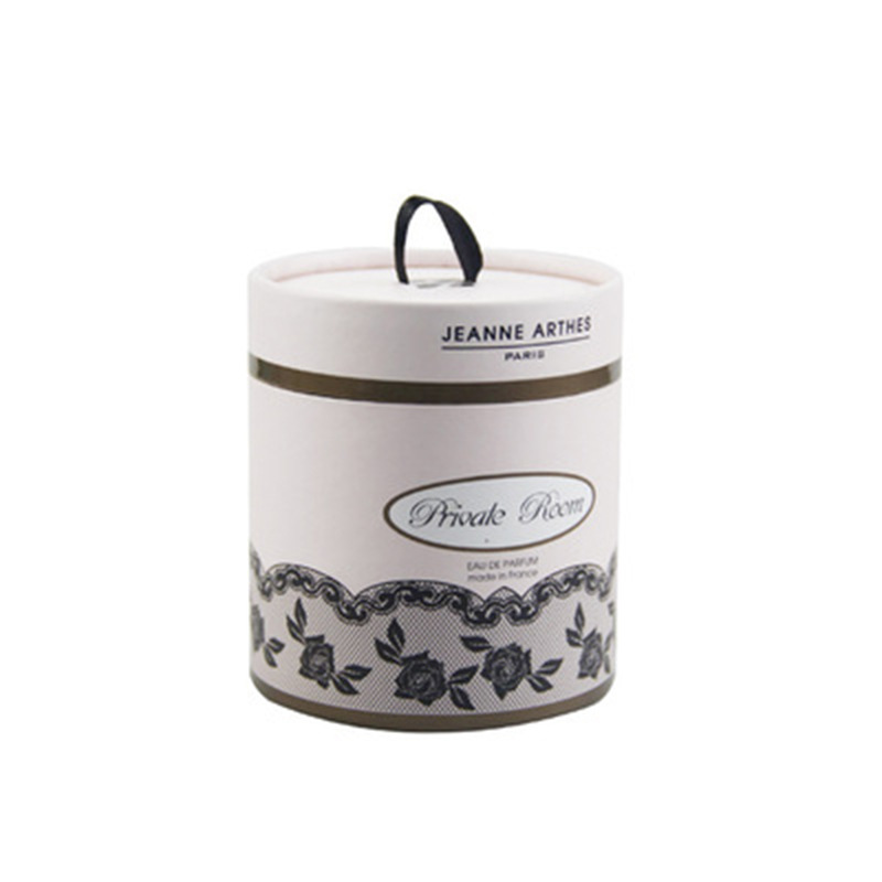 Round kaarse doos aromatherapie cosmetica ronde doos creatieve kaarsen karton parfum hemel en aardomslag aromatherapie geschenkdoos