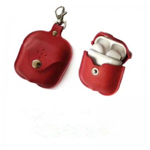 Geschikt voor Apple AirPods Pro 3 Protective Case, Bluetooth Wireless Headset Box, Storage Box Protective Case, Volledig bedekt en krasbestendig, Italiaans leerbruin