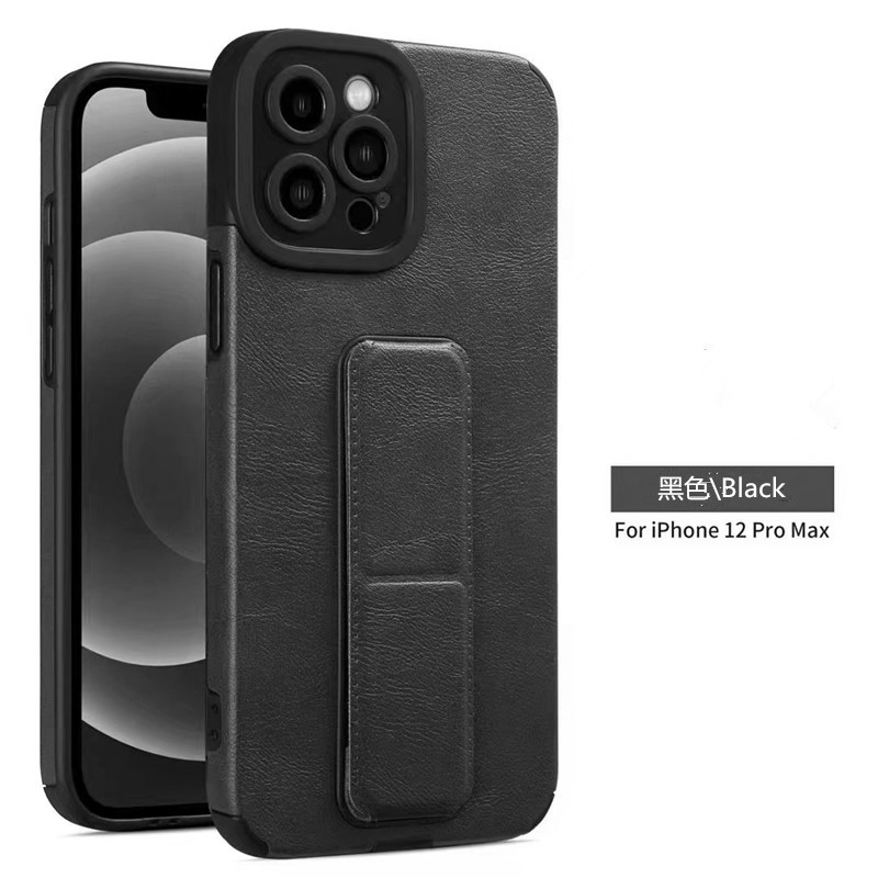 Geschikt voor Apple iPhone12Pro Max Case, Holder Type Mobiele telefoon Lederen Case iPhone13Pro Lederen Protective Case