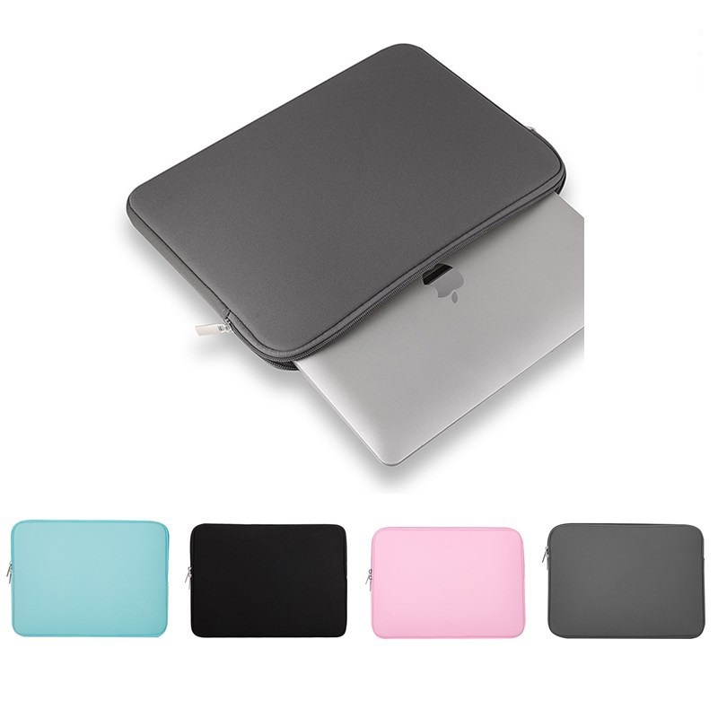 Zachte vilt laptop mouwtas cover case aktetas 11 13 14 15 6 inch voor Apple Mac Pro MacBook