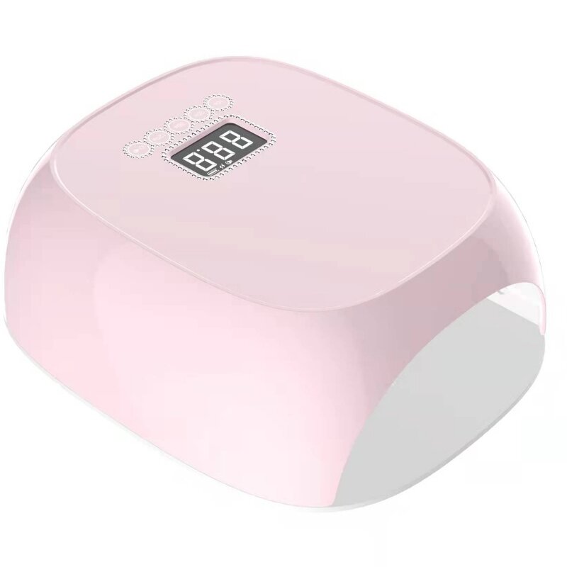 M&r 801Pro draadloze LED -nagellamp, draadlozenageldroger, 72W oplaadbare LED -nagellicht, draagbare gel UV LED -nagellamp met 4 timer -instellingssensor en LCD -display groen