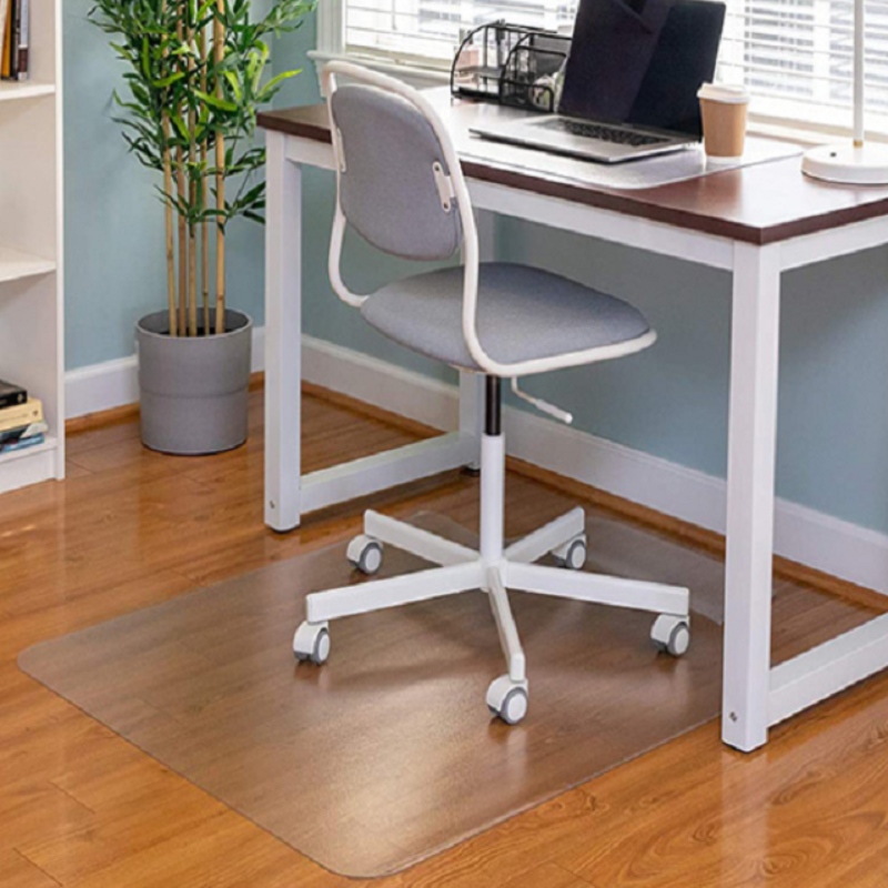 2022 Amazon Hot Sale Stoelmat voor hardhouten vloerbescherming Transparante PP Office Desk Stoelmat