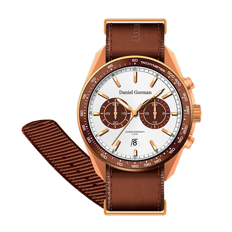 2022 Daniel Gormandg9005 Luxury Men Watches Custom Logo Automatisch polshorloge roestvrij staal Double Tourbillon Mechanical Watch