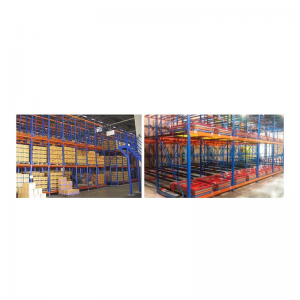 3 Diepe push back -racking