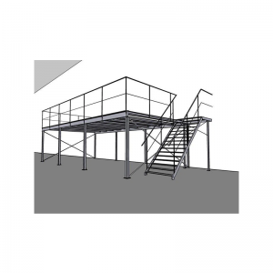 Stalen structuurplatformvloer