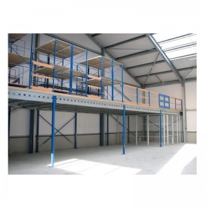 Stalen structuur mezzanine rek