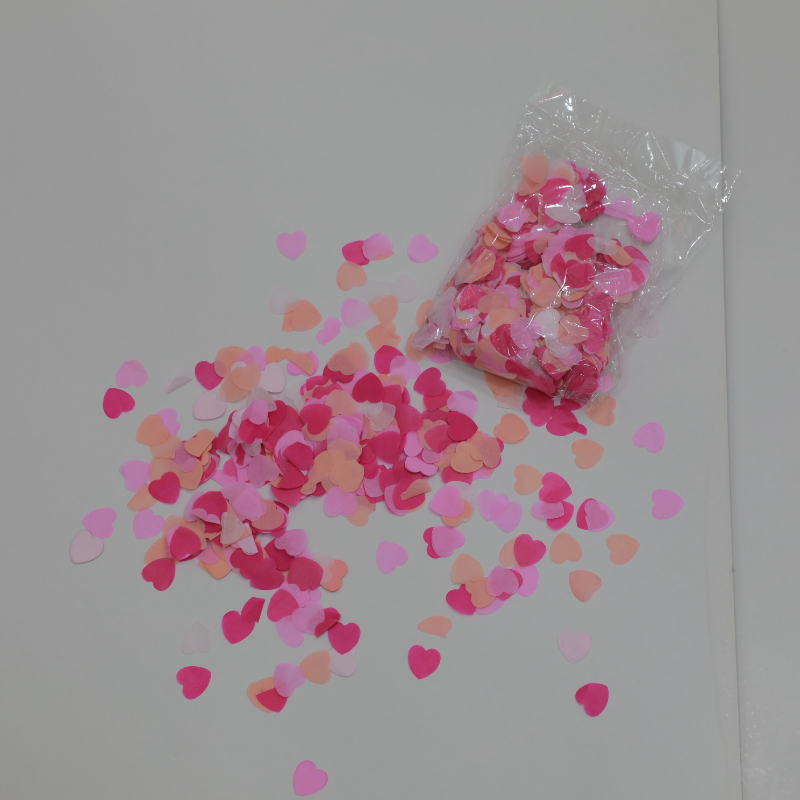 Kleurrijke weefselpapier confetti