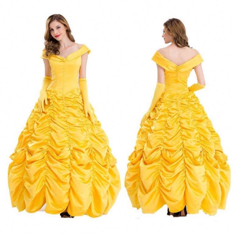 Alloween Rol Cosplay Classic Princess Sneeuwwitje schoonheid Aurora kostuum vrouwen prinsesjurk SZAC-007