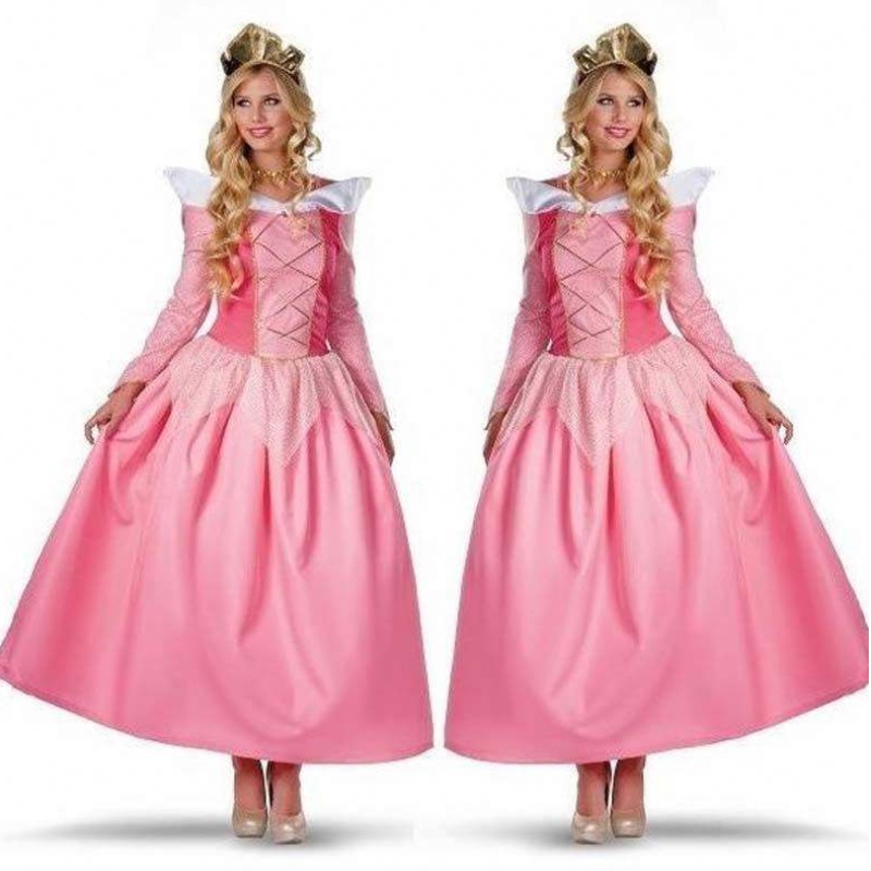 Alloween Rol Cosplay Classic Princess Sneeuwwitje schoonheid Aurora kostuum vrouwen prinsesjurk SZAC-007