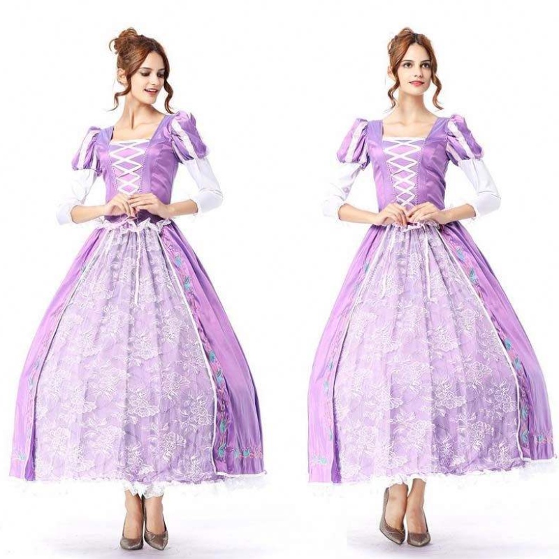 Alloween Rol Cosplay Classic Princess Sneeuwwitje schoonheid Aurora kostuum vrouwen prinsesjurk SZAC-007