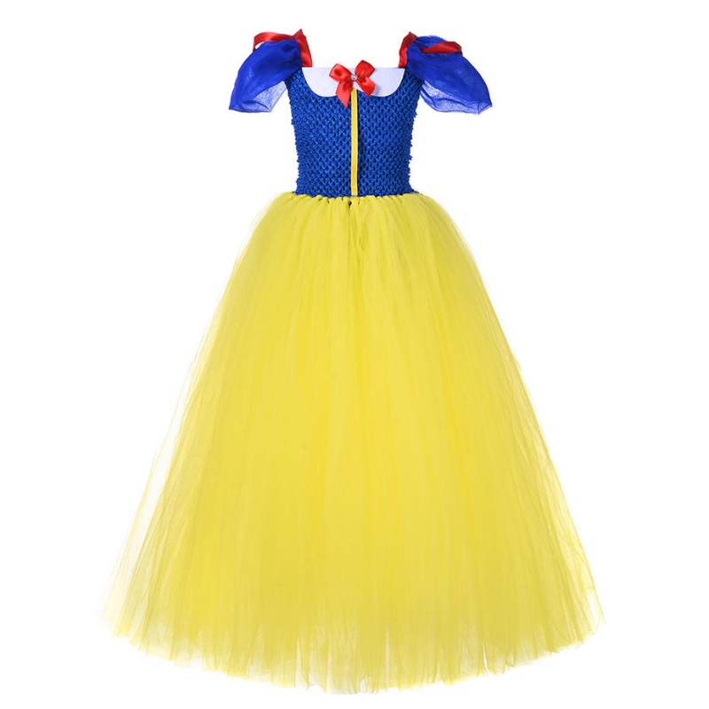 Zomerprinsesjurk voor meisjes Sneeuwwitje Cosplay Kostuum Puff Sleeve Kinderjurk kinderen feest verjaardag fancy jurk