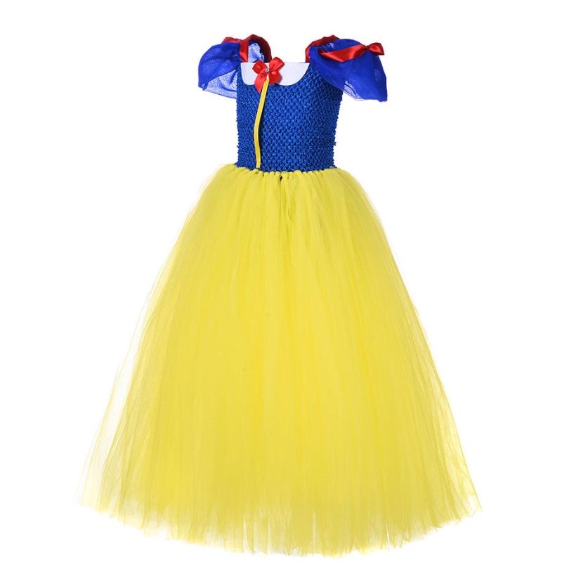 Zomerprinsesjurk voor meisjes Sneeuwwitje Cosplay Kostuum Puff Sleeve Kinderjurk kinderen feest verjaardag fancy jurk