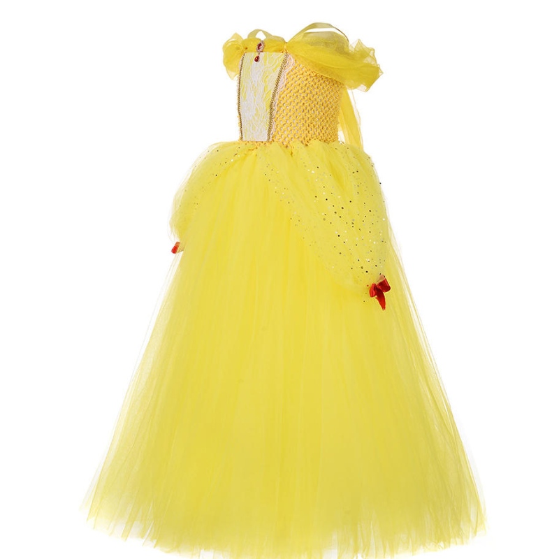 Meisje Belle Princess Dress Kids Beauty and the Beast Costume Girl Baby Christmas Princess Birthday Party Fancy Dress