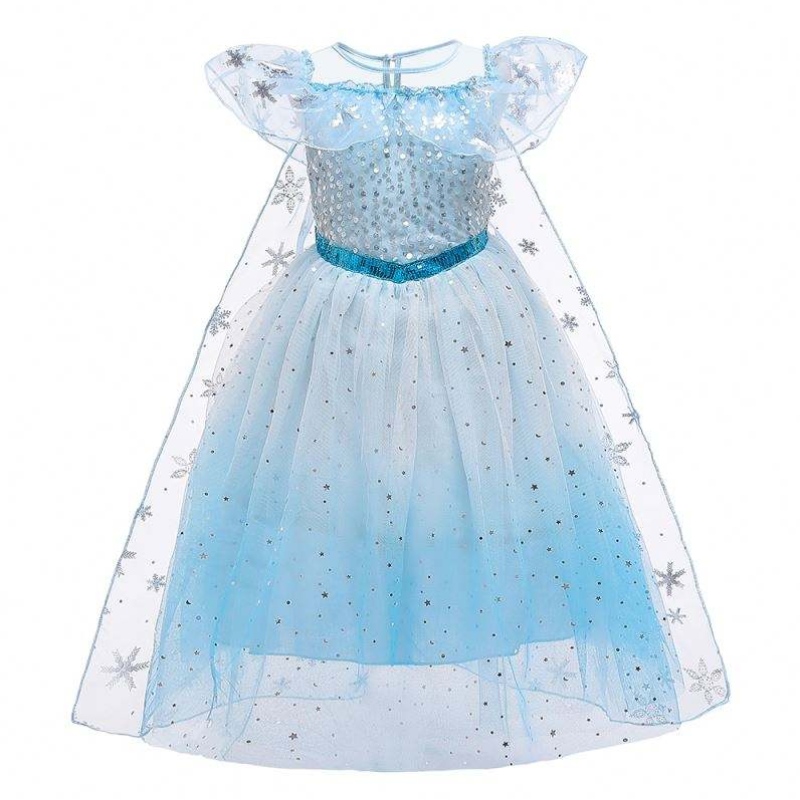 Baige cosplay feest verkleed Belle Princess Girls kleding Kostuum Princess Elsa Anna Halloween Fairy Kids Fancy Dress BX1683