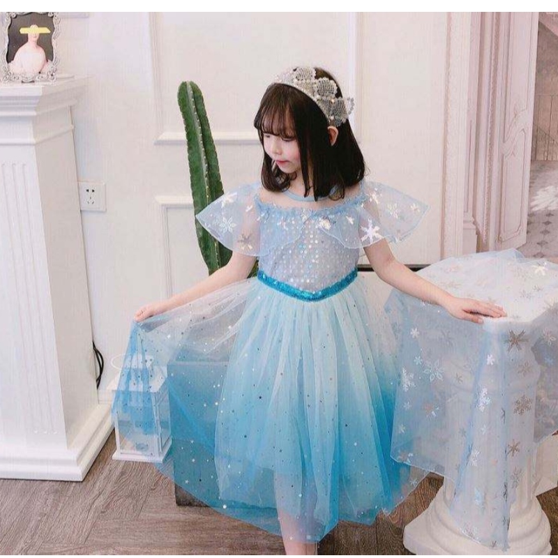 Baige cosplay feest verkleed Belle Princess Girls kleding Kostuum Princess Elsa Anna Halloween Fairy Kids Fancy Dress BX1683