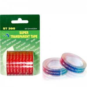 Aangepaste kristalheldere briefpapier Lijmverpakking Tape afdichtingstape