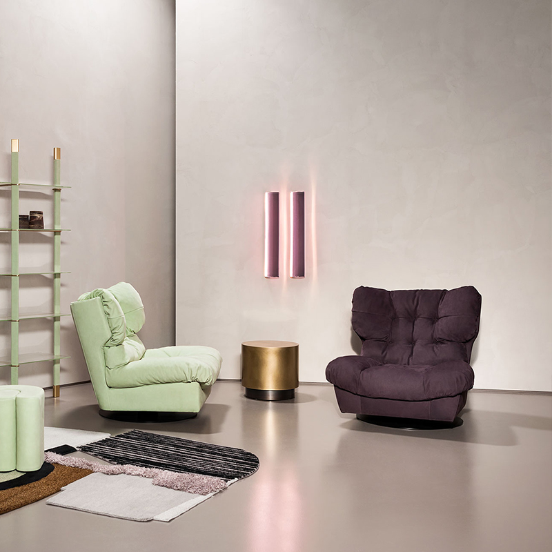 Italiaans ontwerp Sleeper Lazy Sofa Leather Baxter Cloud Sofa Sectional Set Furniture Living Room