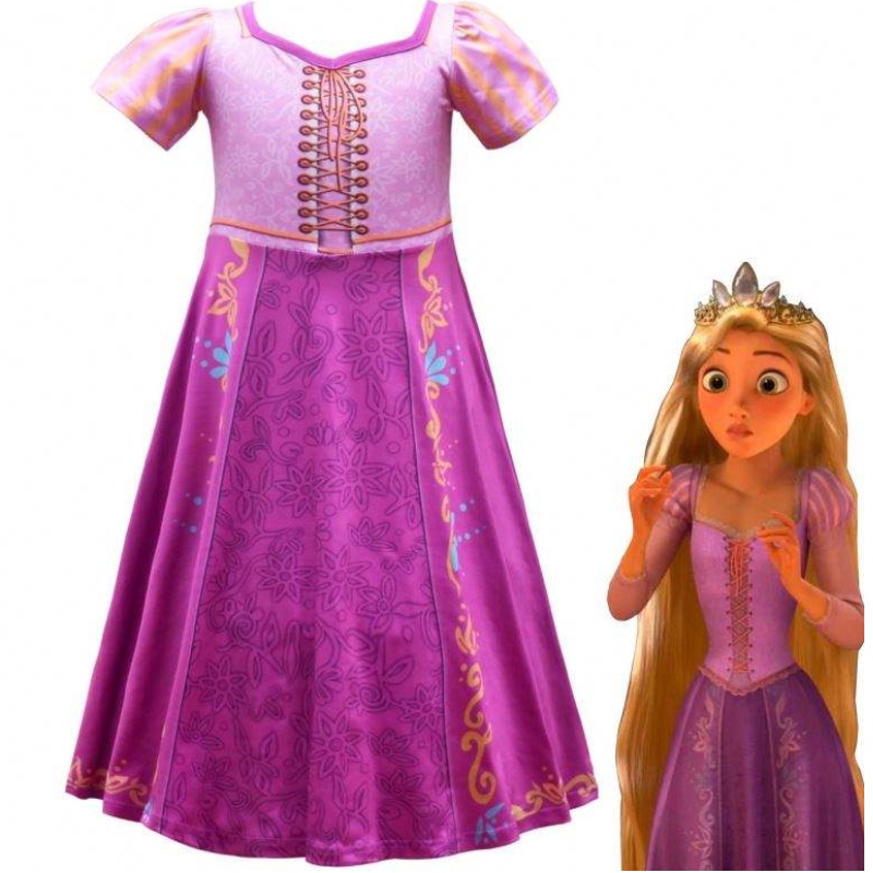 Magic Hair Rapunzel Cosplay Dress Princess Dress TV&movie Cosplay kostuum