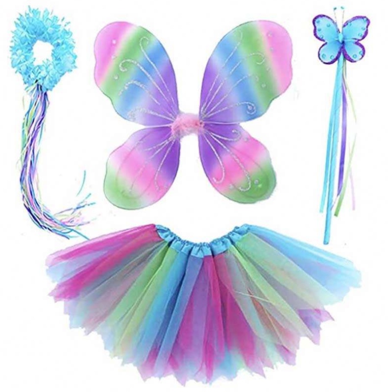 Carnival Costuumes Girls \\ 'Fairy Party Set leeftijd 3-8y Princess Fairy Tutu Rok Costume DGHC-035