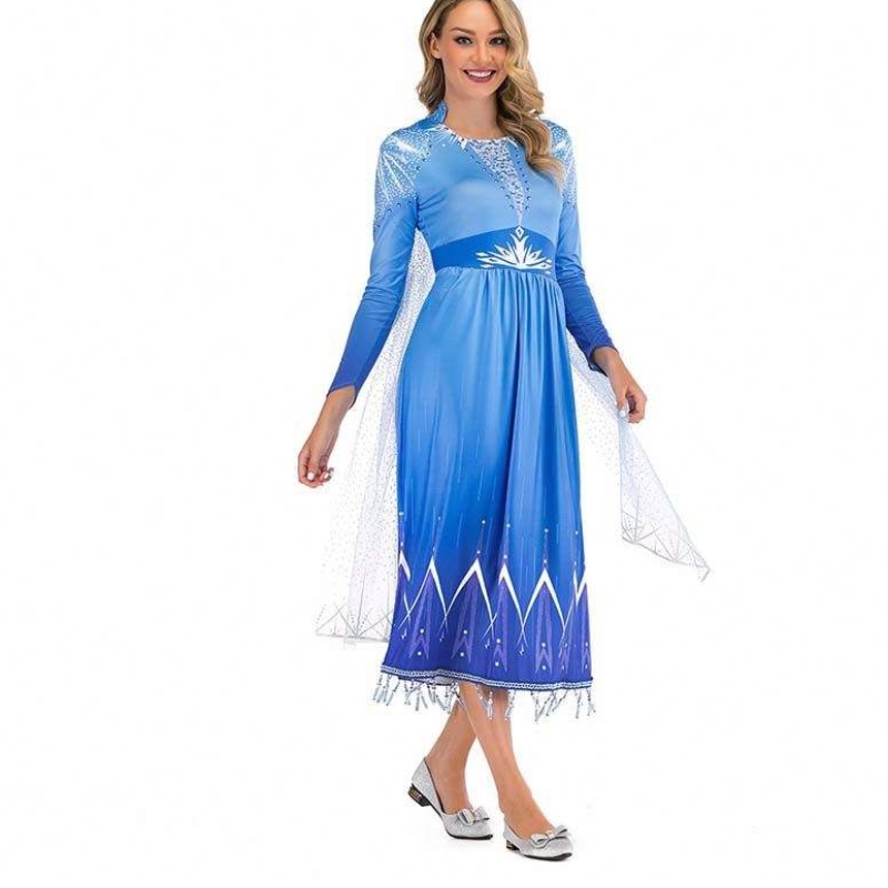 Nieuwe productideeën 2022 ELSA ACT 2 Halloween Cosplay Elsa volwassen kostuum voor vrouwen SZAC-005
