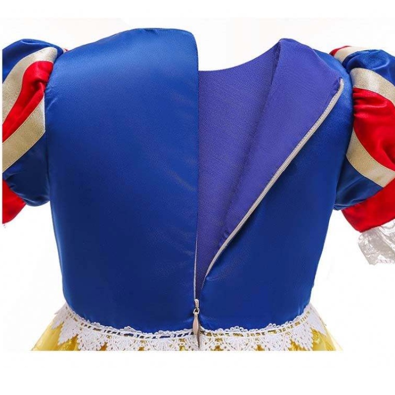 2022 Nieuwe Sofia Aurora Sneeuwwitje Elsa Rapunzel Kostuum Jurk Halloween Cosplay Girl Princess Dress HCSW-009