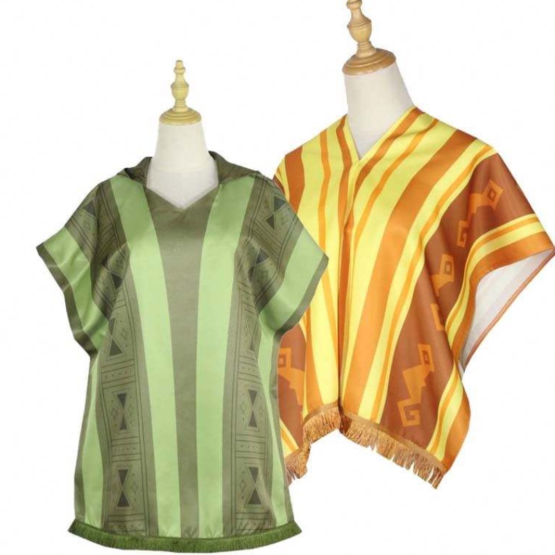 Trending Products 2022 Halloween Cosplay Kostuums Camilo Cloak Encanto Bruno-kostuum voor Kid HCIS-004