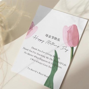 wenskaarten bedrukt kraftpapier voor verjaardag aangepast logo gedrukt 150G/200g/250G/300g papier bedrukt geschenk veelkleurig cadeau verjaardag cadeau bedankt kaart