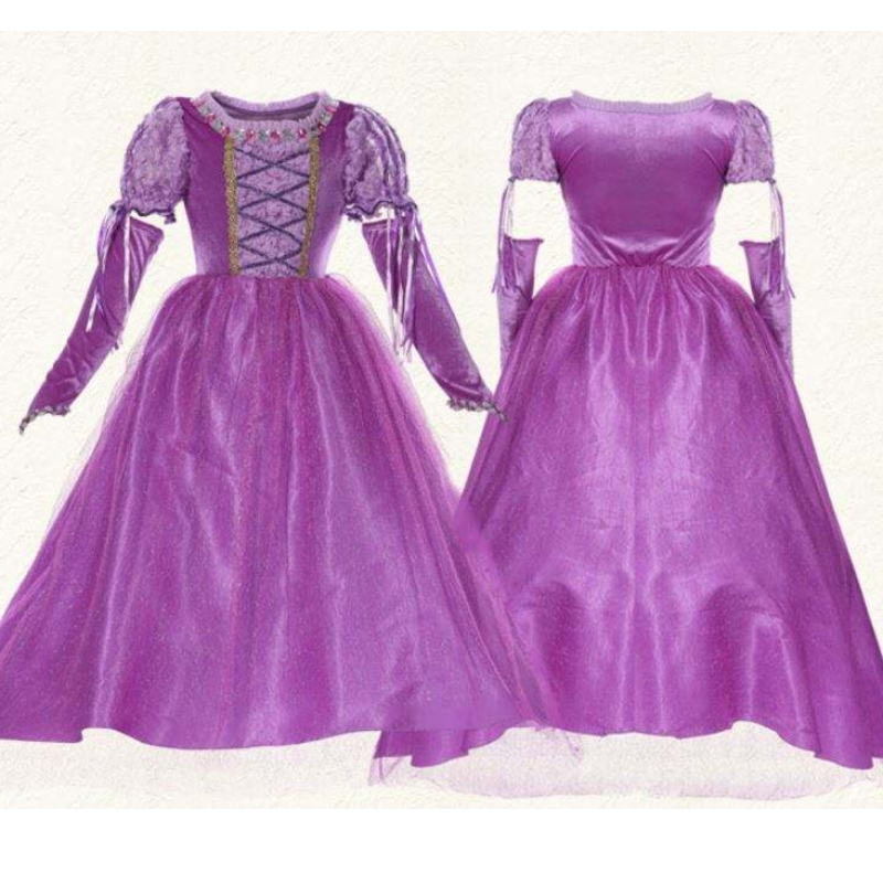 2022 Halloween cosplay kostuum vrouwen rapunzel volwassen prinses sofia kostuum hcrs-013