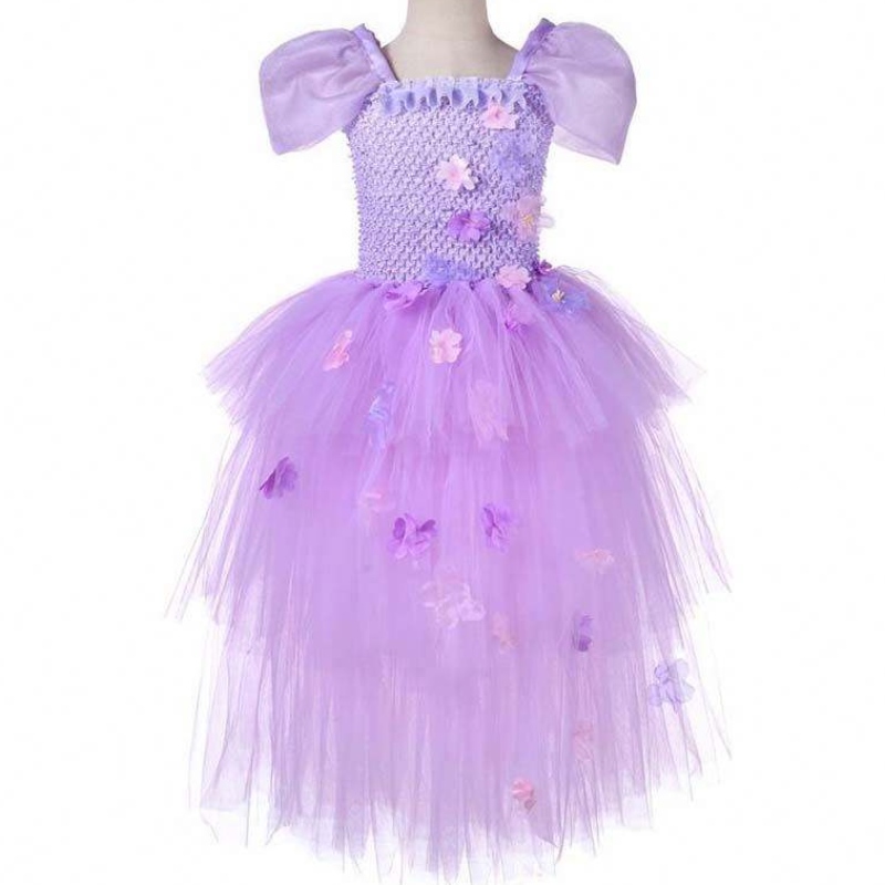 Babymeisjes 1-8 jaar handgemaakte haak tule mirabel isabela encanto tutu jurk hcis-014