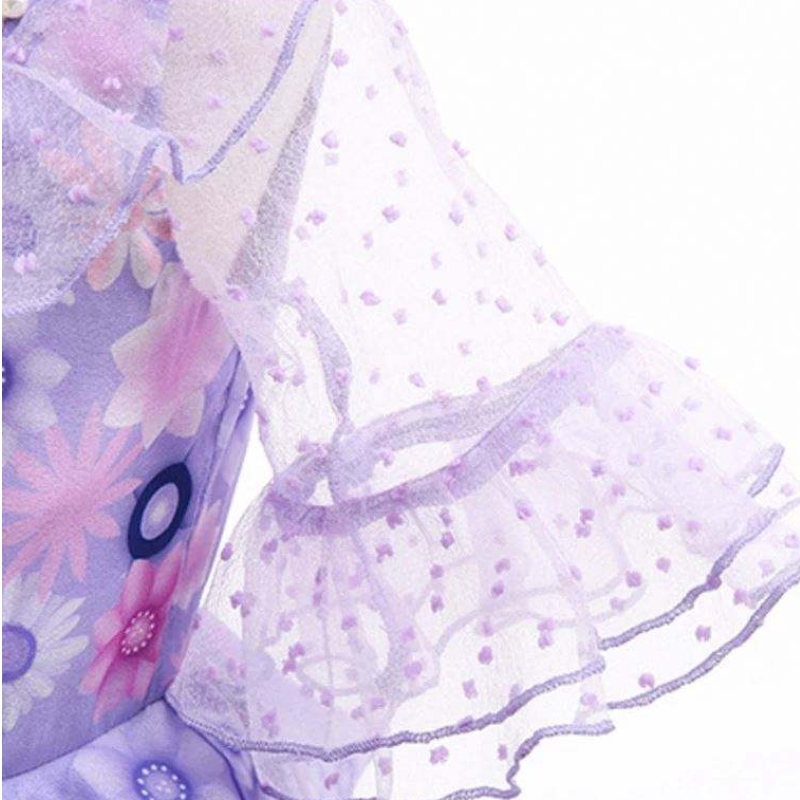 Anime Isabella Encanto Purple Dress Girls Prinses Kinderen Fancy Dress Carnival Cosplay Encanto Kostuum Kinderkleding