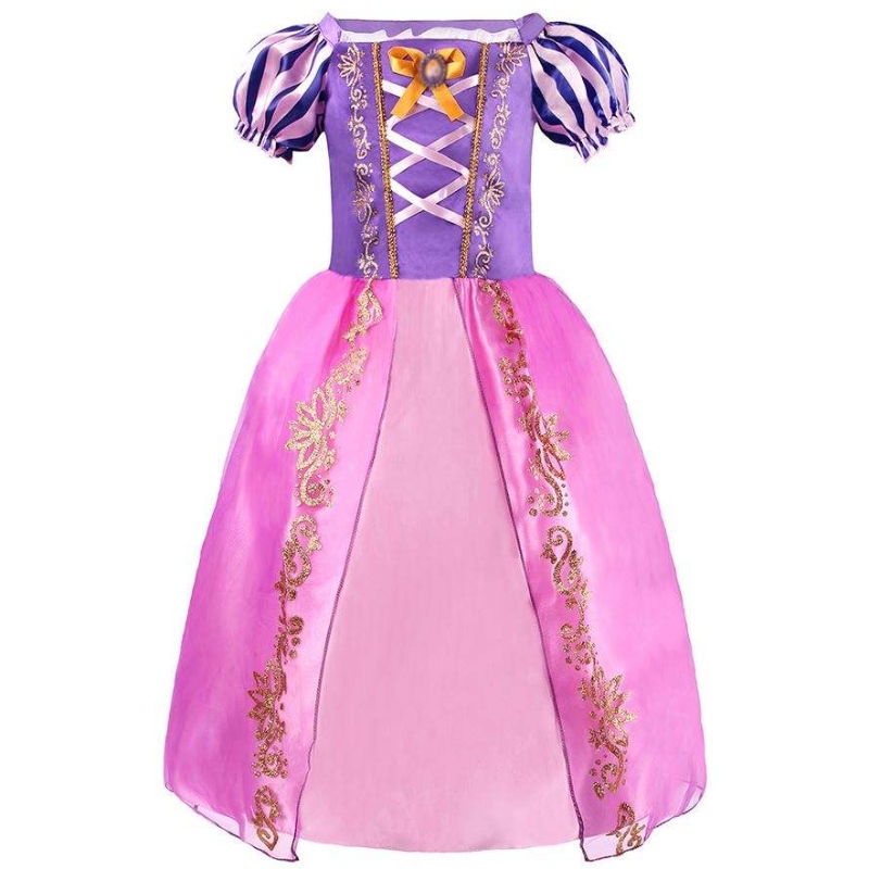 Halloween cosplay kostuum kinderen belle aurora sofia zomer fancy verjaardag kleding baby meisje fancy rapunzel prinses jurk