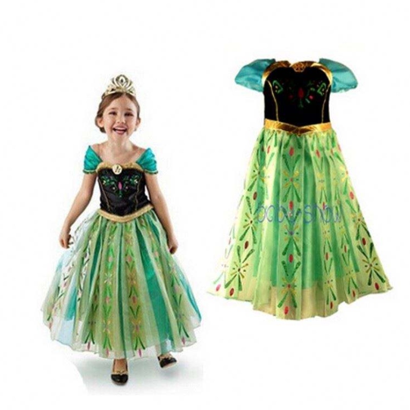 Fancy Baby Frocks Elsa Costume Christmas Halloween Party -jurken voor kinderen