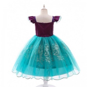 Baige meisjes zeemeermin ariel prinses jurk cosplay kostuums voor baby meisje zeemeermin verkleed kinderen Halloween -kleding