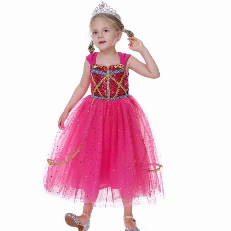 Baigenewjasmine prinses jurk Halloween cosplay kostuum kinderjurk bx8140