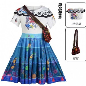 Magic Room vol Peppa Princess Isabella Dress Costume Show kostuum Kinderkinderen \\\\ \'S Cosplay Dress Rok Women