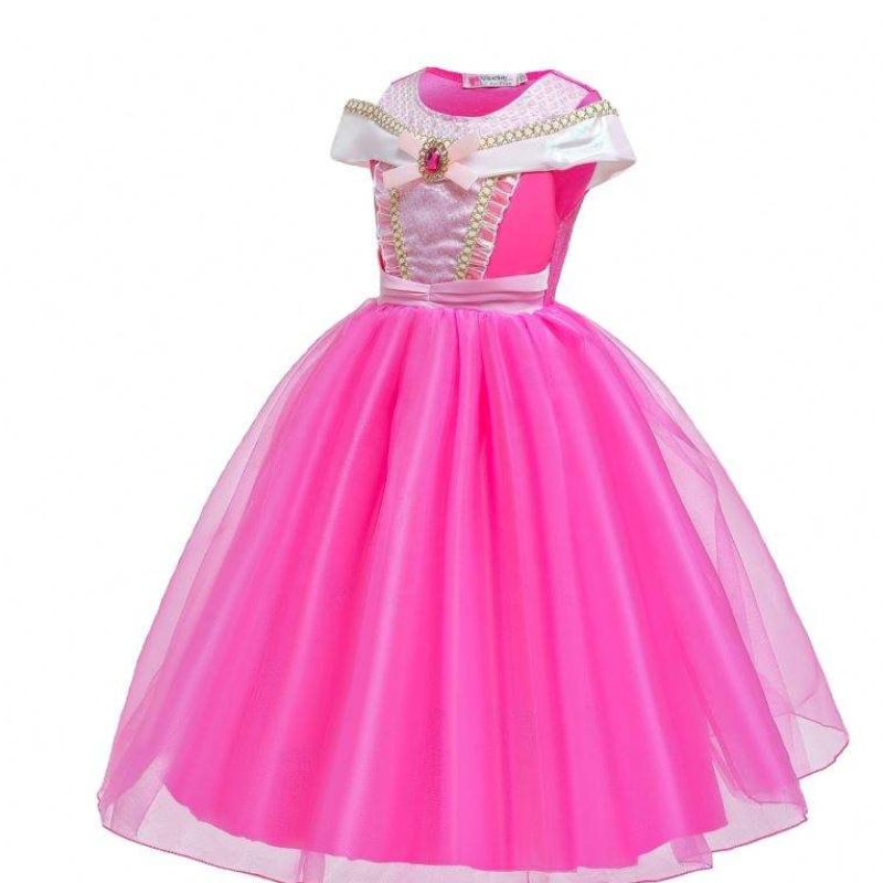 Carnival Cosplay Princess Sleeping Beauty Jurk Kerstmis Girls Birthday Party Fancy Kids Dress Costumes Collection