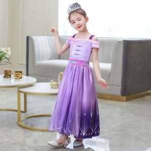 Baige Halloween Princess Dress Jurk Girl Cosplay Jurken Child Summer Aisha Queen Children \\\\\'s Wear Rok