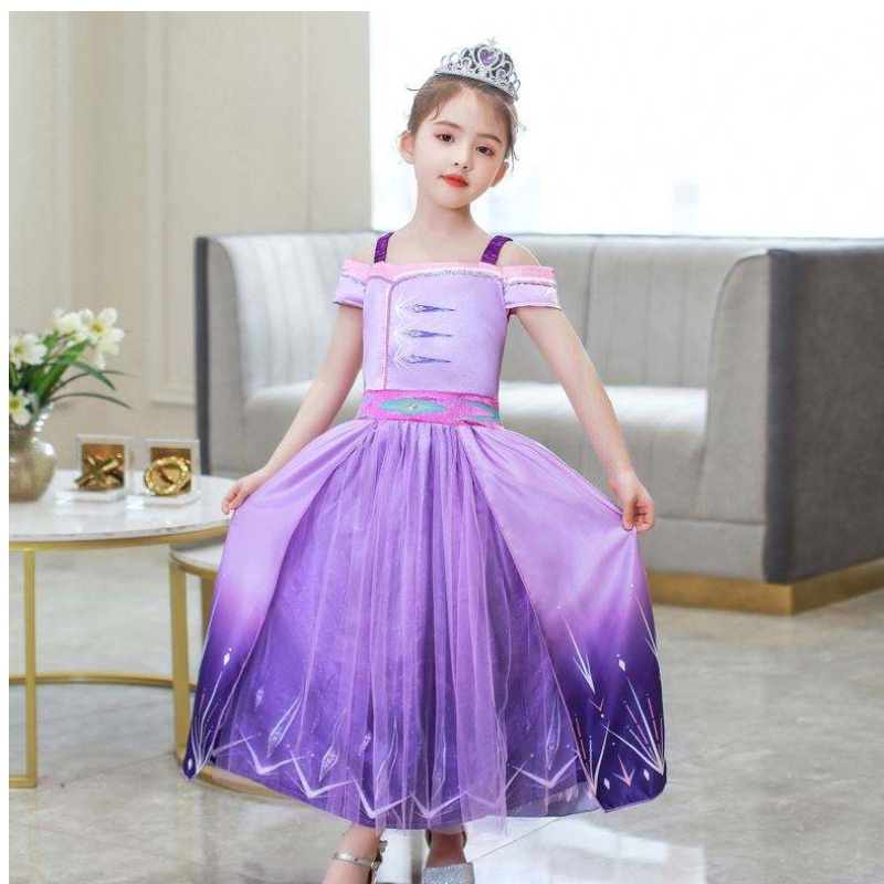 Baige Halloween Princess Dress Jurk Girl Cosplay Jurken Child Summer Aisha Queen Children \\'s Wear Rok