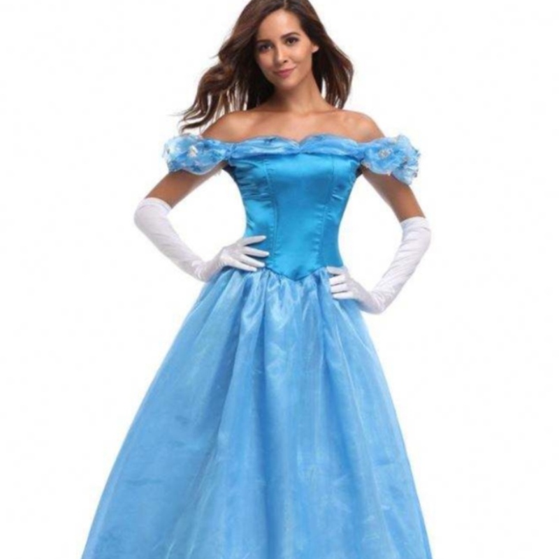 Film Beauty and the Beast Belle Princess Dress Cosplay kostuums voor volwassen vrouwen vrouwelijk Halloween Party Canonicals Fancy kostuum