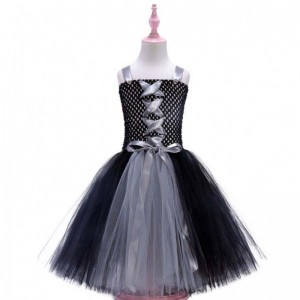 Kleine kleding Halloween Sleeping Spell Witch Dress Girl Mesh Tutu Rok Cosplay Kostuum