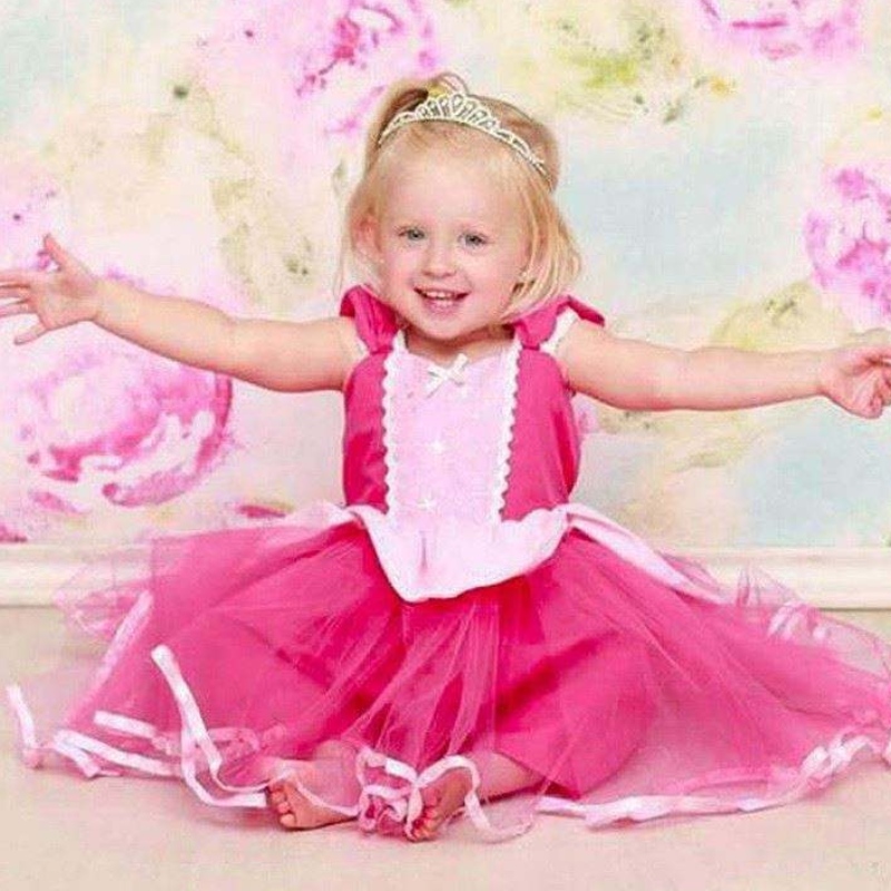 Kinderfeest Sleeping Beauty Aurora Princess Dress -kostuums