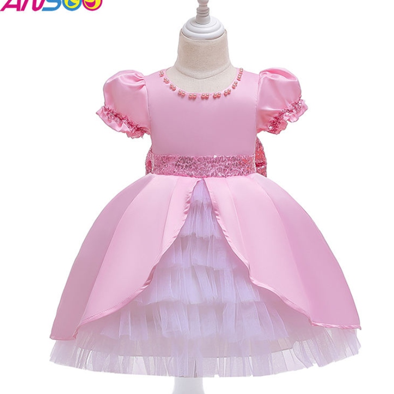 Anoo Kids Deskled Princess Dresses Butterflies Parnin Tutu Dress Children Halloween Party Costume