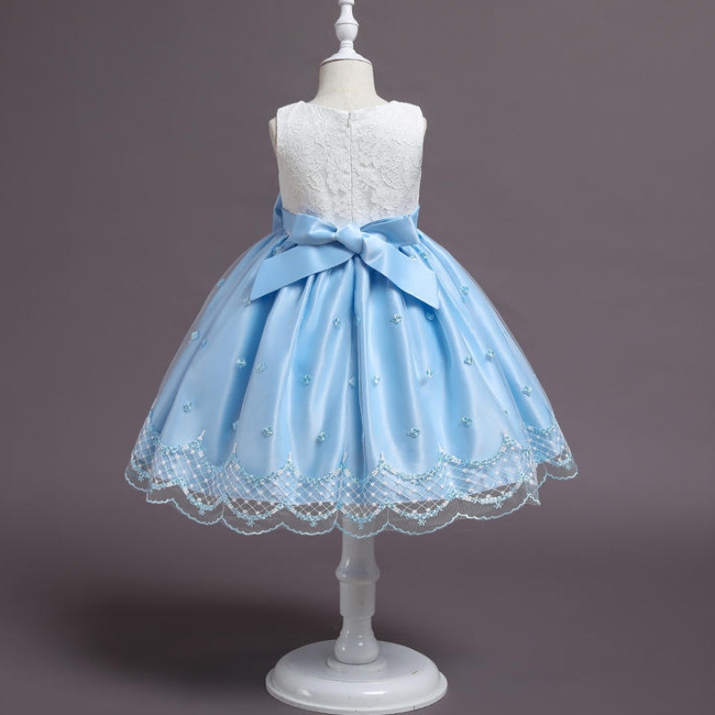 Kinderen 's prinsesjurk bloemenmeisje jurk verjaardag pluizig klein meisje catwalk kostuum