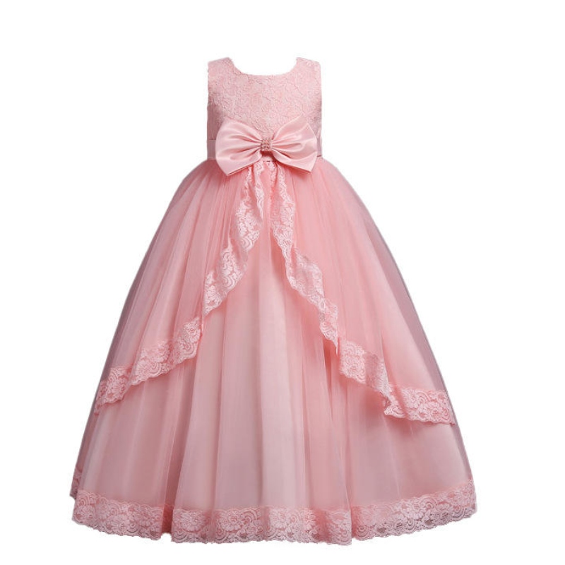 Elegante prinsesjurk Kinderjurken voor meisjes Vintage Kinderjurken voor Kerstfeestjesbaljurk