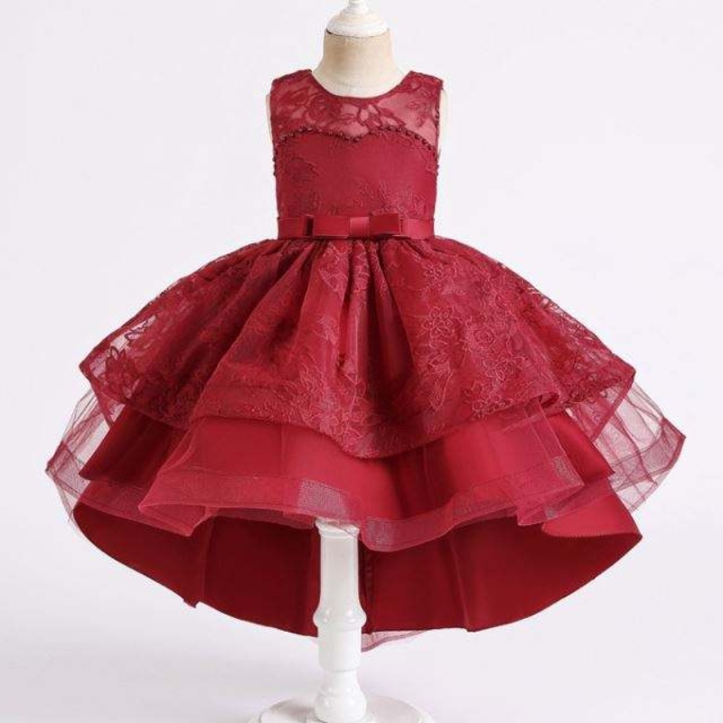 Nieuw ontwerpfeest Draagjurk voor babymeisje Kinderen Kleding Girls Pearl Dress Girls avondjurken 2158