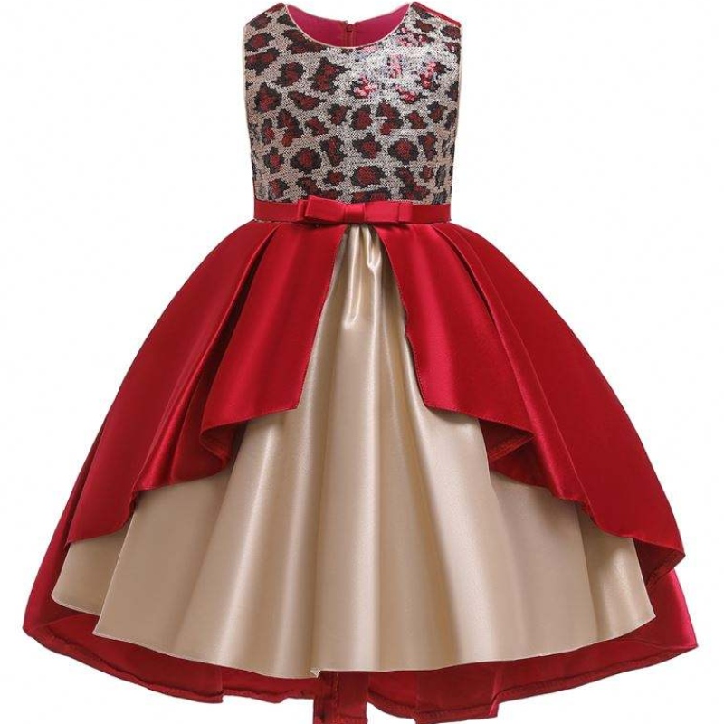 Baige Girls Summer Fashion Frocks Baby en Kids Tutu feestjurk kinderen verjaardagjurken L5149