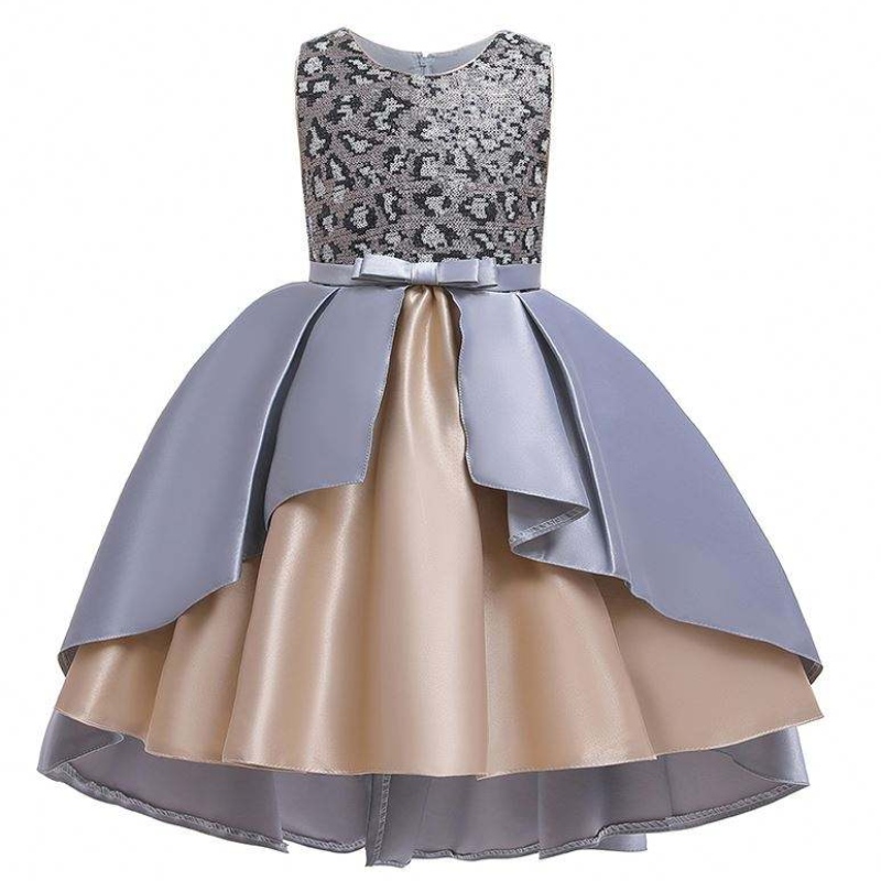 Baige Girls Summer Fashion Frocks Baby en Kids Tutu feestjurk kinderen verjaardagjurken L5149